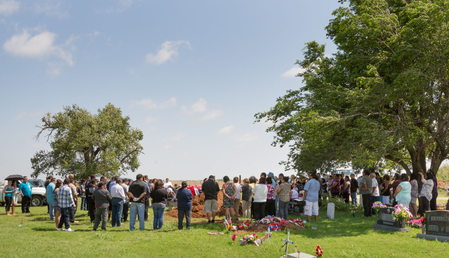 Zachary Bearheels funeral